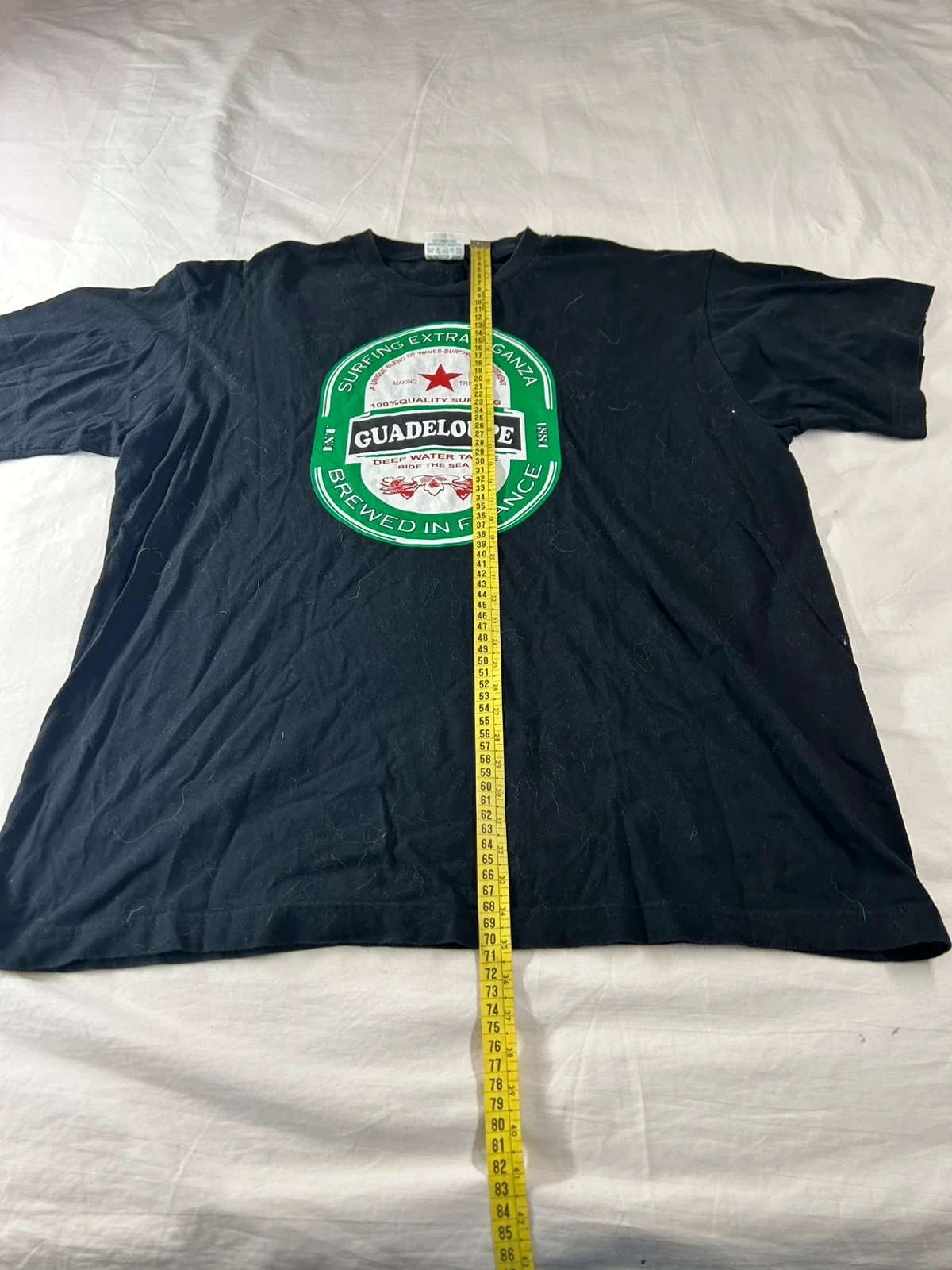 Gedrukt T-shirt heineken guadeloupe Cotton made – photo 7